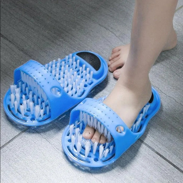 Household Bathroom Foot Cleaning Brush Slipper